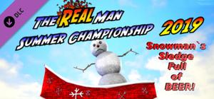 The Real Man Summer Championship 2019 - Snowman's Sledge Full of BEER! banner