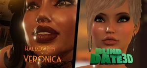 Halloween With Veronica & Blind Date 3D banner