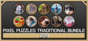 Pixel Puzzles Traditional Jigsaws Bundle: 2019 banner