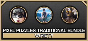 Pixel Puzzles Traditional Jigsaws Bundle: Variety banner