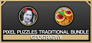 Pixel Puzzles Traditional Jigsaws Bundle: Geography banner
