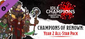 Idle Champions - Champions of Renown: Year 2 All-Star Pack banner