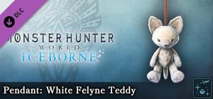 Monster Hunter World: Iceborne - Pendant: White Felyne Teddy banner