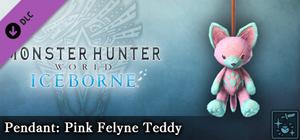 Monster Hunter World: Iceborne - Pendant: Pink Felyne Teddy banner