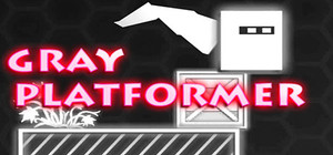 Gray platformer banner