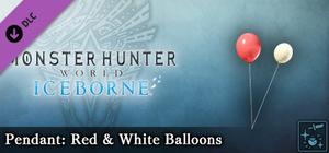 Monster Hunter World: Iceborne - Pendant: Red & White Balloons banner