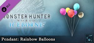 Monster Hunter World: Iceborne - Pendant: Rainbow Balloons banner
