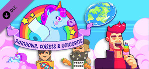 Rainbows, toilets & unicorns - Outraged & offended banner