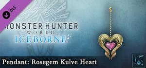 Monster Hunter World: Iceborne - Pendant: Rosegem Kulve Heart banner