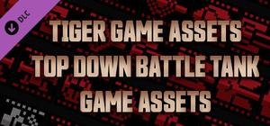 TIGER GAME ASSETS TOP DOWN BATTLE TANK GAME ASSETS banner