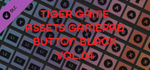 TIGER GAME ASSETS GAMEPAD BUTTON BLACK VOL.04 banner
