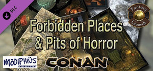 Fantasy Grounds - Conan: Forbidden Places & Pits of Horror Geomorphic Tile set banner