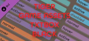 TIGER GAME ASSETS TXTBOX BLACK banner