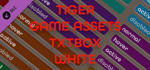 TIGER GAME ASSETS TXTBOX WHITE banner