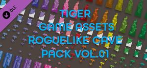 TIGER GAME ASSETS ROGUELIKE CAVE PACK VOL.01 banner