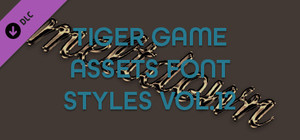 TIGER GAME ASSETS FONT STYLES VOL.12 banner