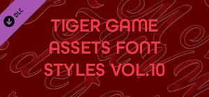 TIGER GAME ASSETS FONT STYLES VOL.10 banner