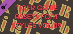 TIGER GAME ASSETS FONT STYLES VOL.09 banner