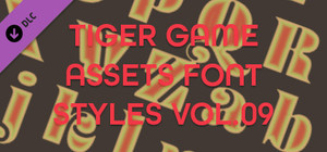 TIGER GAME ASSETS FONT STYLES VOL.09 banner