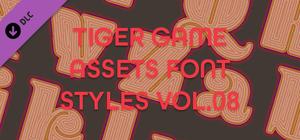 TIGER GAME ASSETS FONT STYLES VOL.08 banner