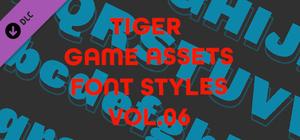 TIGER GAME ASSETS FONT STYLES VOL.06 banner