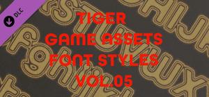 TIGER GAME ASSETS FONT STYLES VOL.05 banner