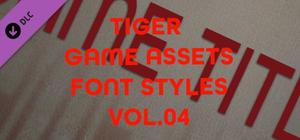 TIGER GAME ASSETS FONT STYLES VOL.04 banner