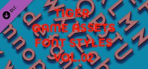 TIGER GAME ASSETS FONT STYLES VOL.02 banner