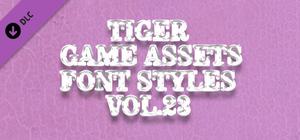 TIGER GAME ASSETS FONT STYLES VOL.23 banner
