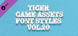 TIGER GAME ASSETS FONT STYLES VOL.20 banner
