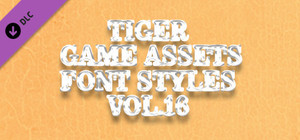TIGER GAME ASSETS FONT STYLES VOL.16 banner