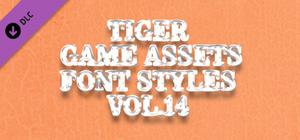 TIGER GAME ASSETS FONT STYLES VOL.14 banner