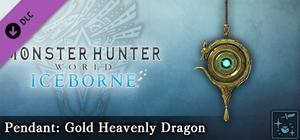 Monster Hunter World: Iceborne - Pendant: Gold Heavenly Dragon banner