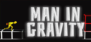 Man in gravity banner