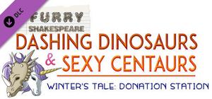 Furry Shakespeare: Dashing Dinosaurs & Sexy Centaurs: Winter's Tale: Donation Station banner