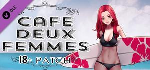 Cafe Deux Femmes Adults Only 18+ Patch banner