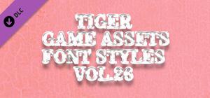 TIGER GAME ASSETS FONT STYLES VOL.26 banner