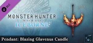 Monster Hunter World: Iceborne - Pendant: Blazing Glavenus Candle banner