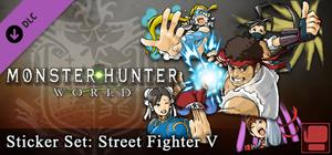 Monster Hunter: World - Sticker Set: Street Fighter V banner