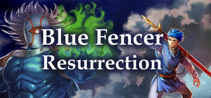 Blue fencer Resurrection banner