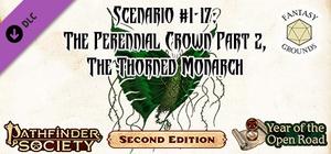 Fantasy Grounds - Pathfinder 2 RPG - Pathfinder Society Scenario #1-17: The Perennial Crown Part 2, The Thorned Monarch banner