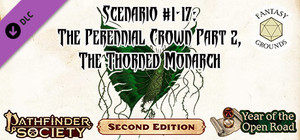 Fantasy Grounds - Pathfinder 2 RPG - Pathfinder Society Scenario #1-17: The Perennial Crown Part 2, The Thorned Monarch banner