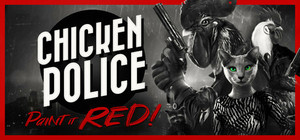 Chicken Police - Paint it RED banner