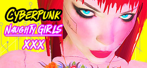 Cyberpunk naughty Girls XXX banner