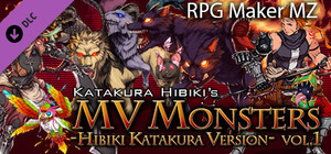 RPG Maker MZ - MV Monsters HIBIKI KATAKURA ver Vol.1 banner