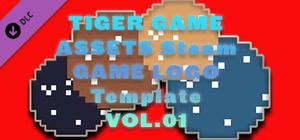 TIGER GAME ASSETS Steam GAME LOGO Template VOL.01 banner