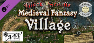Fantasy Grounds - Black Scrolls Village (Map Tile Pack) banner