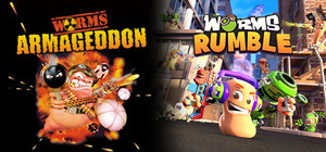 Worms Rumble vs. Retro Bundle banner