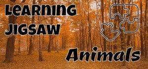 Learning jigsaw - Animals banner
