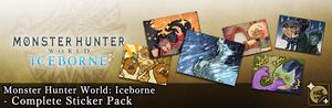 MHW:I - Complete Sticker Pack banner